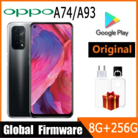 Global firmware OPPO A74/A93 5G mobile phones Snapdragon 480 Dual SIM Camera 48.0MP 8GB RAM 256GB ROM 6.5" 90HZ