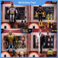 Mcfarlane Toys Animated Adventure Series Batman Killer Croc Two-Face Batgirl Dc Multiverse Action Figures Figurine Model Toys