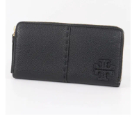 【TORY BURCH】專櫃經典款McGraw系列 縫線對開L型長夾/手拿包(TB長夾 手拿包)