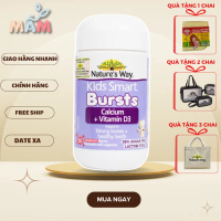 Nature's Way Kids Smart Bursts  Calcium + Vitamin D3 - Hỗ trợ hệ xương và răng chắc khỏe cho trẻ