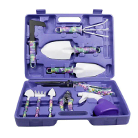 5/10pcs Garden Tool Set Gardening Tools Gift Kit Non-Slip Handle with Anti-Rust Trowel Cultivator Pr