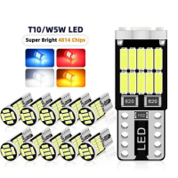 T10 Led Canbus W5W Led Bulbs 168 194 Signal Lamp Dome Reading License Plate Light Car Interior Lights led T10 Canbus