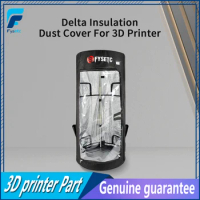 Blackout Cover 3D Printer Enclosure Nylon Aluminum Waterproof Dust Cover Protection with LED for Delta Flsun Q5/SR Bigtre Kossel