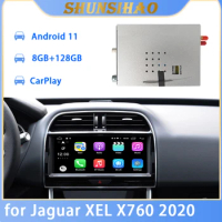 ShunSihao car GPS navi Android decoding box for Jaguar XEL X760 2020 radio multimedia video interface box carplay 8G+128G
