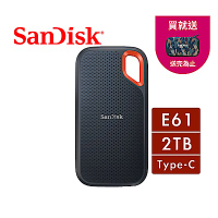 SanDisk E61 Extreme Portable SSD 2TB 行動固態硬碟 Type-C