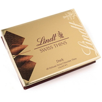 瑞士蓮 瑞士蓮經典薄片巧克力-125g/盒(黑巧克力) [大買家]