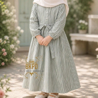 Gamis Anak perempuan Muslim Baju gamis anak perempuan 2026 model terbaru Tanpa Kerudung Bahan Lembut