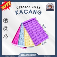 Cetakan Jelly Kacang 27 lubang / Cetakan Pudding Kacang 27 grid / Cetakan Es Batu Plastik Food Grade