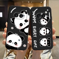 เคสโทรศัพท์, ดีไซน์หรูหรา, เข้ากันได้กับ Nothing Phone2, 2A และ 5G, ฝาหลังซิลิโคนนิ่มแพนด้า, กันกระแ