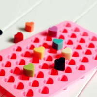 【嚴選&amp;現貨】55連/56連愛心巧克力模具 冰塊模型 手工皂 矽膠模具 水果 軟糖模 翻糖 蛋糕模 餅乾模具 烘焙工具