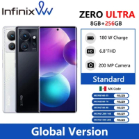infinix Zero Ultra 8GB 256GB 5G Smartphone D920 6nm 5G Processor 180W Thunder Charge Mobile Phone 200MP 6.8" AMOLED