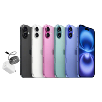 【Apple】iPhone 16 Plus(256G/6.7吋)(40W充電器+磁吸編織線組)