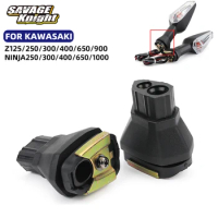 New Motorcycle Turn Signal Adapter Support Handle For KAWASAKI Z125 Z250 Z300 Z400 Z650 Z900 NINJA 125 250 300 400 650 1000 ZX6R