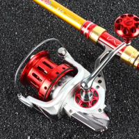 Spinning Reel 20-30KG Max Drag 4.7:1 Gear Ratio Power 17+1BB Fishing Reel for Bass Pike Fishing 8000 10000 12000