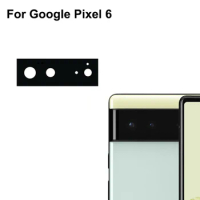 New For Google Pixel 6 Back Rear Camera Glass Lens test good For Google Pixel6 Replacement Parts