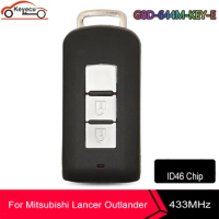 KEYECU Smart Remote Key Fob 2 Button 433Mhz PCF7952 ID46 for Mitsubishi Lancer Outlander ASX FCC: G8D-644M-KEY-E