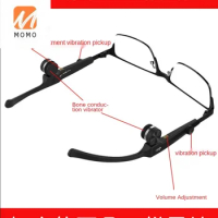 Bone Conduction Hearing Aid Glasses Invisible Elderly Young Special Deaf Ear Back Wireless