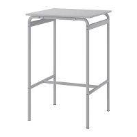 GRÅSALA 吧台桌, 灰色/灰色, 67 x 67 公分