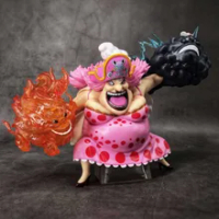 Anime One Piece GK Four Emperors BIG MOM Charlotte Linlin PVC Action Figure Statue Collection Excellent Model Toys Doll 15CM