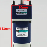 120W Low Speed Motor 12v24v DC Speed Motor Gear Micro Motor Positive and Negative Electric Motor
