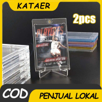 2pcs Magnetic Toploader Card Holder Acrylic 35pt Stand Photocard Case untuk Kpop Album TCG Pokemon M
