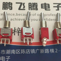 1PCS 2MS1T1B1M1QES Taiwan Dailywell Q22 miniature button switch 3 feet 2 files single-way shaking head rocker arm 1A250V