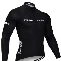 2025 Tour de France long-sleeve cycling jersey for road bikes and mountain bikes, quick-drying and b