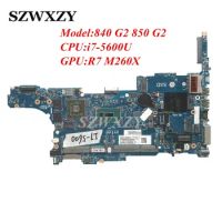 Refurbished 799543-601 799543-001 For HP 840 G2 850 G2 Laptop Motherboard SR23V i7-5600U CPU R7 M260X GPU 6050A2637901-MB-A02