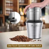 80g wet and dry double cup coffee grinder grinder grinder 14/5000 Portable personal mini wet and dry mixer
