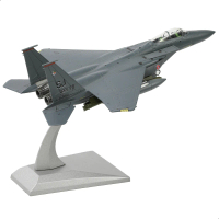 อเมริกัน เกลียว F-15E ทวิน-เครื่องยนต์ นักสู้ ก่อสร้างล่วงหน้า ชุดโมเดล เครื่องบินโลหะผสม 1:100 โมเด