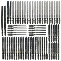 HOT-Jigsaw Blades T Shank Jigsaw Blades Set Assorted Jig Saw Blade Set Made With HCS/HSS For Wood Plastic And Metal Cutting