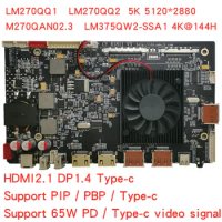 5K Drive Board R1811 HDR 4K@144Hz DP1.4 For LM270QQ1 LM270QQ2 Thunderbolt 3/4 5120*2880 LM375QW2 LCD Screen Control Motherboard