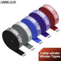 ANNEAUX 3m 5m Cable Organizer Winder Management Under Cut Wire Cord Management Organizers For iPhone Samsung Xiaomi Poco Cables