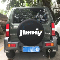 SBR glue and high quality polyester fabric spare tire cover auto parts 2007-2017 jimny suitable for tires 205/70-15