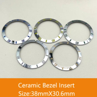 SKX007 Ceramic Bezel Insert, Size 38mm X 30.6mm Curved for Seiko SKX007/SKX009/SKX011/SKX171/SKX173/SRPD Cases Accessories 09