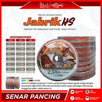 SENAR RELIX NUSANTARA PE JABRIX HS X8 | 200 & 300 METER, Ukuran #0.6 - Multicolor - 300M