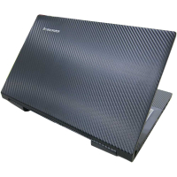 EZstick Lenovo IdeaPad B590 Carbon黑色立體紋機身保護膜
