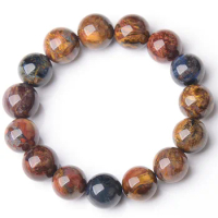 Wholesale Pietersite Natural Stone Bracelets Round Beads Pattern Energy Bracelets for Women Men Hand Wrist Jewelry