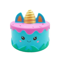 Kawaii Squishy Slow Rising Unicorn Cake Squeeze Toys Soft Scented Bread Stress Relief Venting Plaything Xmas Party Decor 11*10CM