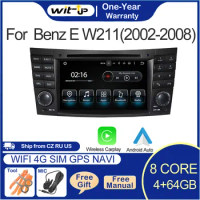 wit-up For Benz E W211 CLS W219 2002-2011 7" Android 11 Aftermaket GPS Navi CarPlay Autoradio Car Stereo Multimedia BT Wifi