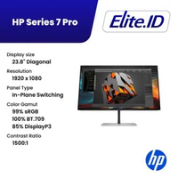 Monitor HP Series 7 Pro 23.8" IPS 1920x1080 99% sRGB; 100% BT.709; 85% DisplayP3 Pivot