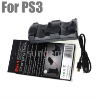 10sets Wireless Charger Docking For Sony PS5 Playstation 3 PS3 Controller Gamepad Control Accessories