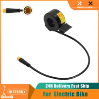 130X Thumb Throttle Electric Bike 130X Speed Control 3 Pin Waterproof WP Plug Connector Scooters Bicycle Accelerator Accessories