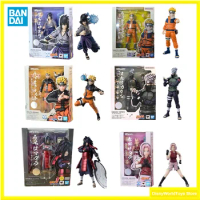 100% Original Bandai S.H.Figuarts Naruto Kakashi Hatake No 1 Naruto Sasuke Sakura Uchiha Madara SHF 