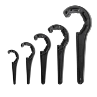 25-50Mm Wrench Spanner Tool Open End Adjuster PVC Tee Drain Pipe Black Plastic Muffler Fastener Universal Hand Tool 1Pc