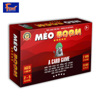 Board game-Mèo Boom-Thẻ bài Mèo Nổ-Exploding kittens-Foxi-trò chơi gia đình-bạn bè-hấp dẫn-kịch tính