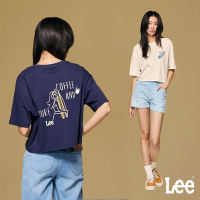 Lee 女款 衝浪板印花短袖圓領T 兩色