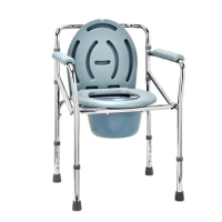 Wholesale Hospital Bathroom Durable Bedside Patient Disabled Commode Chair Without Wheels