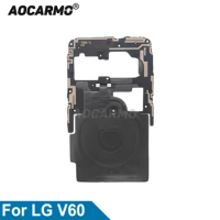 Aocarmo For LG V60 Wireless Charging Coil NFC Antenna Module With Motherboard Cover Repair Part