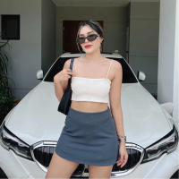 กระโปรงผู้หญิง แซมมี่ กระโปรงทรงกลม ซับในทั้งตัว สไตล์กระเป๋าเป้ ไซส์ S-3XL พลัสไซส์ เสื้อผ้า K888 C